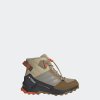 Dětské kotníkové boty adidas TERREX AX4R CW+ MID K - foto 1