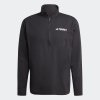 Pánské tričko s dlouhým rukávem adidas MT HALFZ LS TEE - foto 1