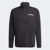 Pánské tričko s dlouhým rukávem adidas MT HALFZ LS TEE - foto 0