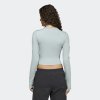 Dívčí tričko s dlouhým rukávem adidas JG TF CROP LS - foto 2