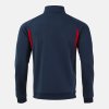 Pánská mikina JOMA CHAMPIONSHIP 20 FULL ZIP SWEATSHIRT DARK NAVY ROYAL BLUE - foto 1