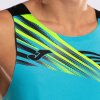 Pánské tílko JOMA ELITE X SLEEVELESS SHIRT FLUOR TURQUOISE BLACK - foto 4