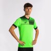Pánské tričko JOMA SUPERNOVA IV SHORT SLEEVE T-SHIRT FLUOR GREEN BLACK - foto 4