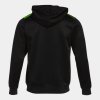 Pánská mikina JOMA SUPERNOVA IV ZIP-UP HOODIE BLACK FLUOR GREEN - foto 1