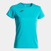 Dámské tričko JOMA COMBI WOMAN SHORT SLEEVE T-SHIRT FLUOR TURQUOISE - foto 0