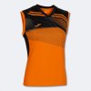 Dámský dres JOMA SUPERNOVA II T-SHIRT ORANGE-BLACK SLEEVELESS - foto 0