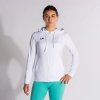 Dámská mikina JOMA SCULPTURE II ZIP-UP HOODIE WHITE - foto 5