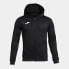 Pánská mikina JOMA OLIMPIADA ZIP-UP HOODIE BLACK - foto 0