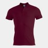 Pánské polo tričko JOMA S/S POLO SHIRT BALI II DARK RED - foto 0