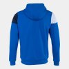 Pánská mikina JOMA CREW V ZIP-UP HOODIE ROYAL NAVY WHITE - foto 1