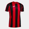Pánský dres JOMA INTER III SHORT SLEEVE T-SHIRT RED BLACK - foto 0
