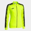 Dámská mikina JOMA ELITE XI FULL ZIP SWEATSHIRT FLUOR YELLOW BLACK - foto 0