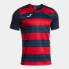 Pánský dres JOMA PERFORMANCE SHORT SLEEVE T-SHIRT NAVY BLUE RED - foto 0