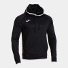 Pánská mikina JOMA COMBI PREMIUM HOODIE BLACK WHITE - foto 0