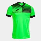 Pánské tričko JOMA SUPERNOVA IV SHORT SLEEVE T-SHIRT FLUOR GREEN BLACK