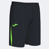 Pánské šortky JOMA CHAMPIONSHIP VII BERMUDA BLACK FLUOR GREEN