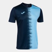 Pánský dres JOMA CITY II SHORT SLEEVE T-SHIRT NAVY SKY BLUE