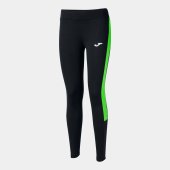 Dámské legíny JOMA ECO CHAMPIONSHIP LONG TIGHTS BLACK FLUOR GREEN