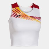 Dámské tílko JOMA ELITE X TOP WHITE RED