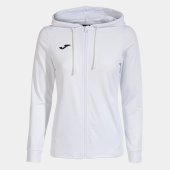 Dámská mikina JOMA SCULPTURE II ZIP-UP HOODIE WHITE