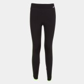 Dámské legíny JOMA COMBI TORNEO LONG TIGHTS BLACK FLUOR GREEN