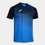 Pánský dres JOMA TIGER VI SHORT SLEEVE T-SHIRT ROYAL BLACK