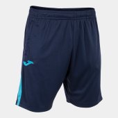 Pánské šortky JOMA CHAMPIONSHIP VII BERMUDA NAVY FLUOR TURQUOISE