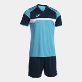 Pánská souprava JOMA DANUBIO III SET FLUOR TURQUOISE NAVY