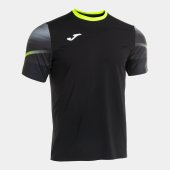 Pánské tričko JOMA ELITE XI SHORT SLEEVE T-SHIRT BLACK FLUOR YELLOW