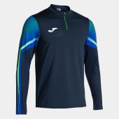 Pánská mikina JOMA ELITE XI SWEATSHIRT NAVY FLUOR GREEN