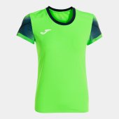 Dámské tričko JOMA ELITE XI SHORT SLEEVE T-SHIRT FLUOR GREEN NAVY