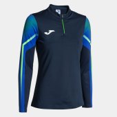 Dámská mikina JOMA ELITE XI SWEATSHIRT NAVY FLUOR GREEN