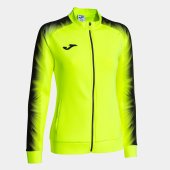 Dámská mikina JOMA ELITE XI FULL ZIP SWEATSHIRT FLUOR YELLOW BLACK