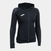 Dámská mikina JOMA ELITE XI ZIP-UP HOODIE BLACK ANTHRACITE