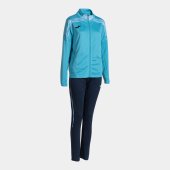 Dámská souprava JOMA CHAMPIONSHIP VIII TRACKSUIT FLUOR TURQUOISE NAVY BLUE