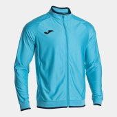 Pánská mikina JOMA VICTORY II FULL ZIP SWEATSHIRT FLUOR TURQUOISE NAVY BLUE