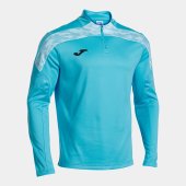 Pánská mikina JOMA CHAMPIONSHIP VIII SWEATSHIRT FLUOR TURQUOISE