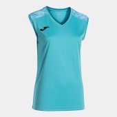 Dámské tílko JOMA CHAMPIONSHIP VIII SLEEVELESS SHIRT FLUOR TURQUOISE