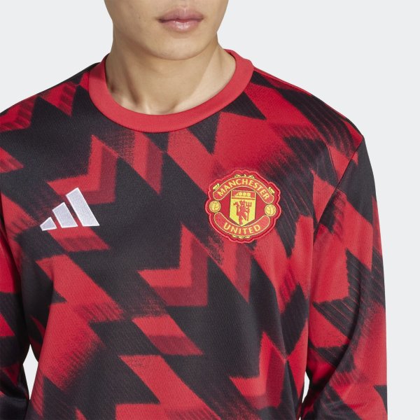 Pánská mikina adidas MUFC PRE WRMTOP - foto 6