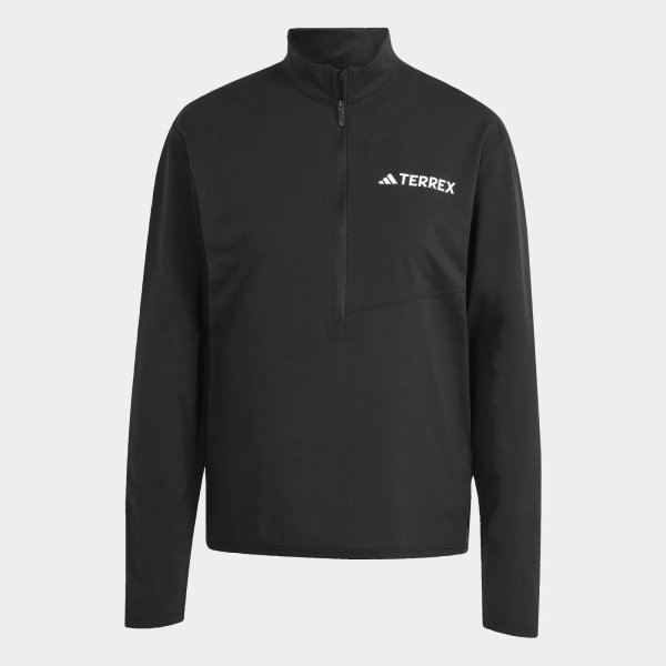 Dámské tričko s dlouhým rukávem adidas W MT HALFZ LS T - foto 0