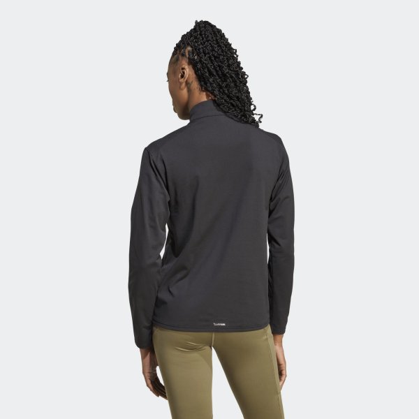 Dámské tričko s dlouhým rukávem adidas W MT HALFZ LS T - foto 3