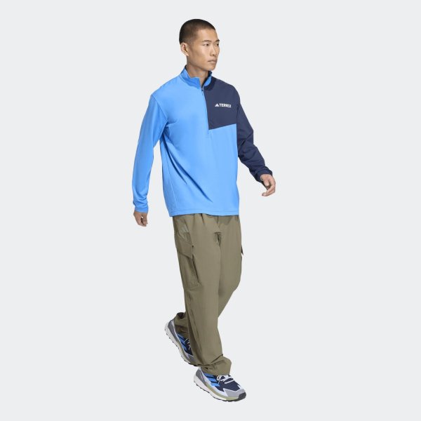 Pánské tričko s dlouhým rukávem adidas MT HALFZ LS TEE - foto 3