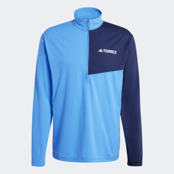 Pánské tričko s dlouhým rukávem adidas MT HALFZ LS TEE - foto 0
