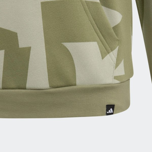 Dětská mikina adidas K MT AOP LOG HD - foto 3