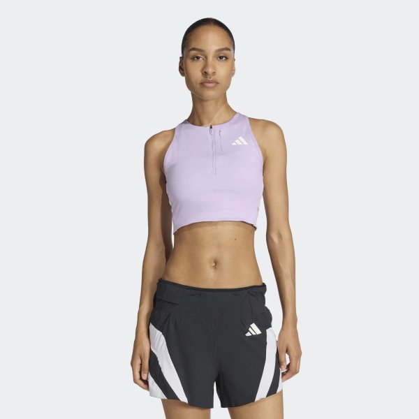 Dámské tílko adidas ADIZERO CROP W - foto 1