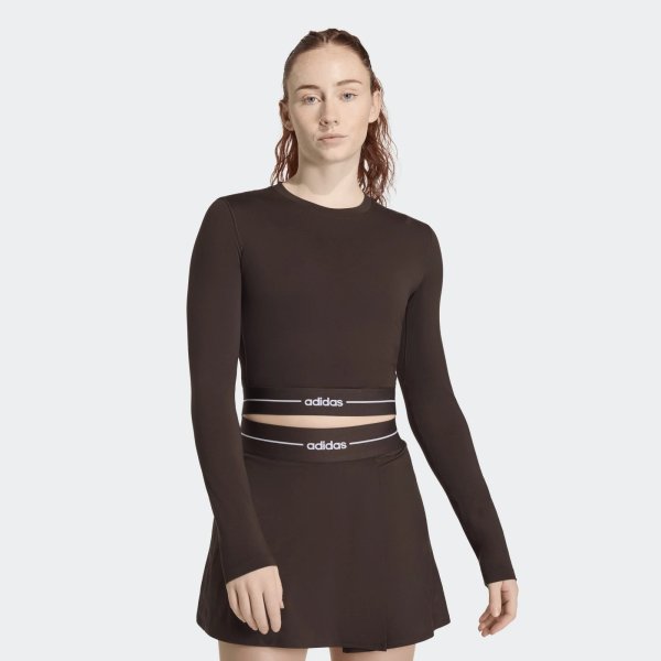 Dámské tričko s dlouhým rukávem adidas Q1 HYG LS - foto 1