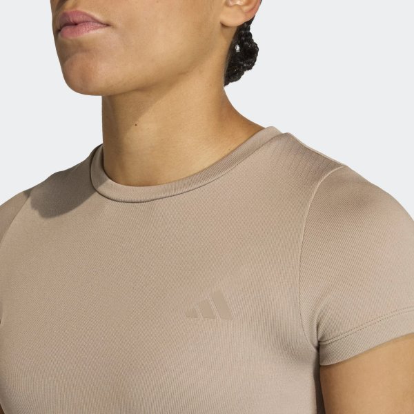 Dámské tričko adidas WE KNIT TEE - foto 5
