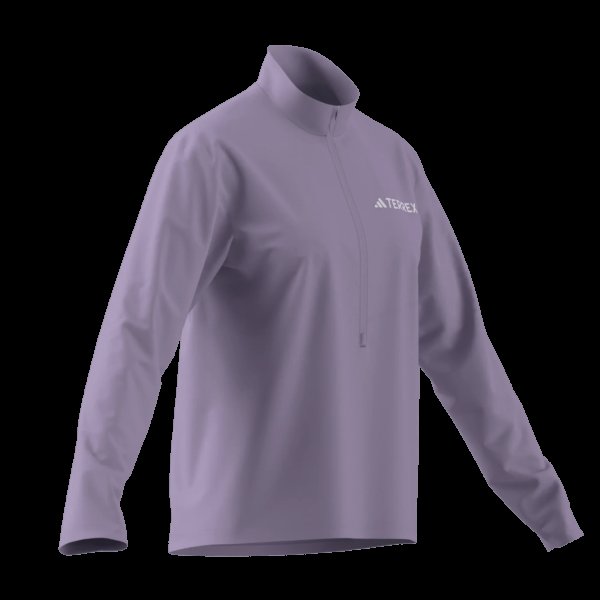 Dámské tričko s dlouhým rukávem adidas W MT HALFZ LS T - foto 8