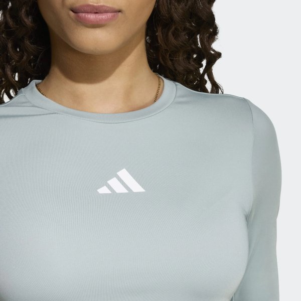 Dívčí tričko s dlouhým rukávem adidas JG TF CROP LS - foto 4