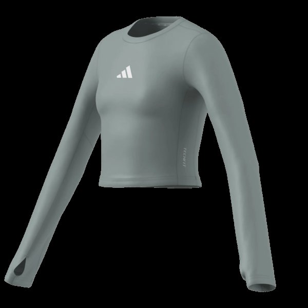 Dívčí tričko s dlouhým rukávem adidas JG TF CROP LS - foto 13